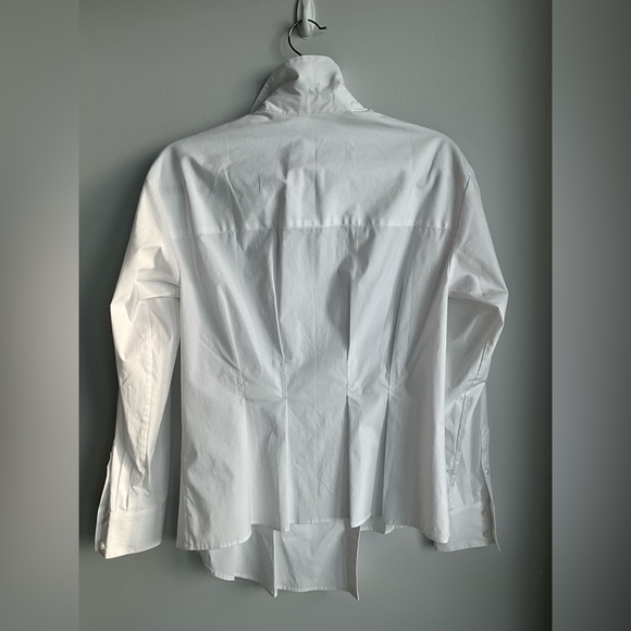 VERONICA BEARD ROSAMUND SHIRT in white SIZE 6 - Picture 12 of 14